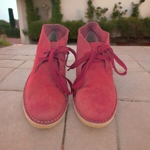 SELECTED Portugal Suede Leather Unisex Lace up Shoes Boots